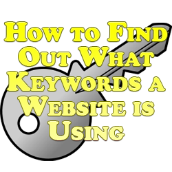 How to Find Out What Keywords a Website is Using