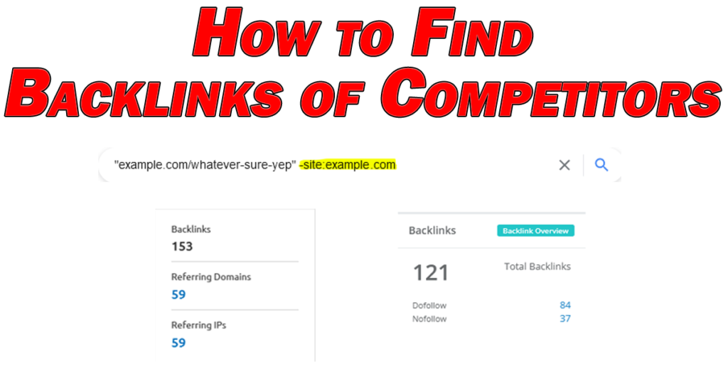 How to Find Backlinks of Competitors